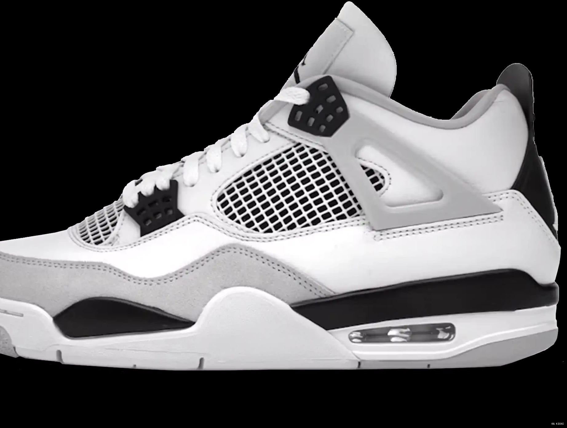Jordan Air 4 Military Retro Black 0509